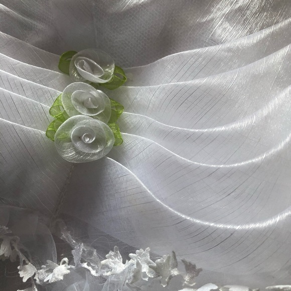 Kids 3-4Y White Formal/Party Dress - Picture 14 of 16